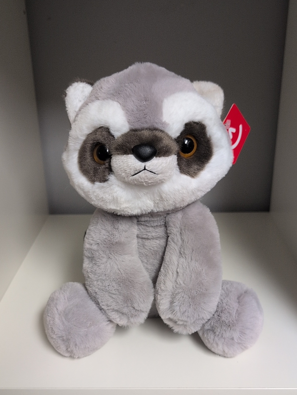 ♥️NWT♥️ Aurora Roy Racoon Flopsie Brand New Soft Collectible Plush 12"
